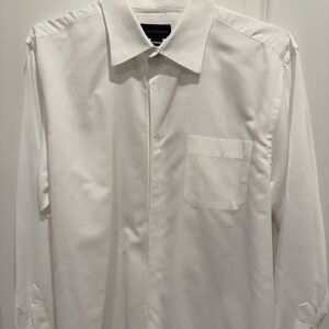 Men's White Dress Shirt by Scott Barber